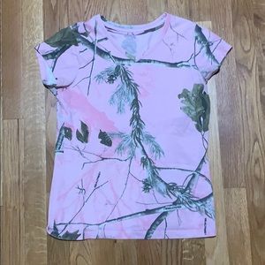 Pink Camo T shirt